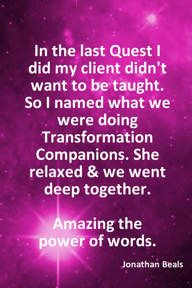 Jonathan Beals, Transformation Companions